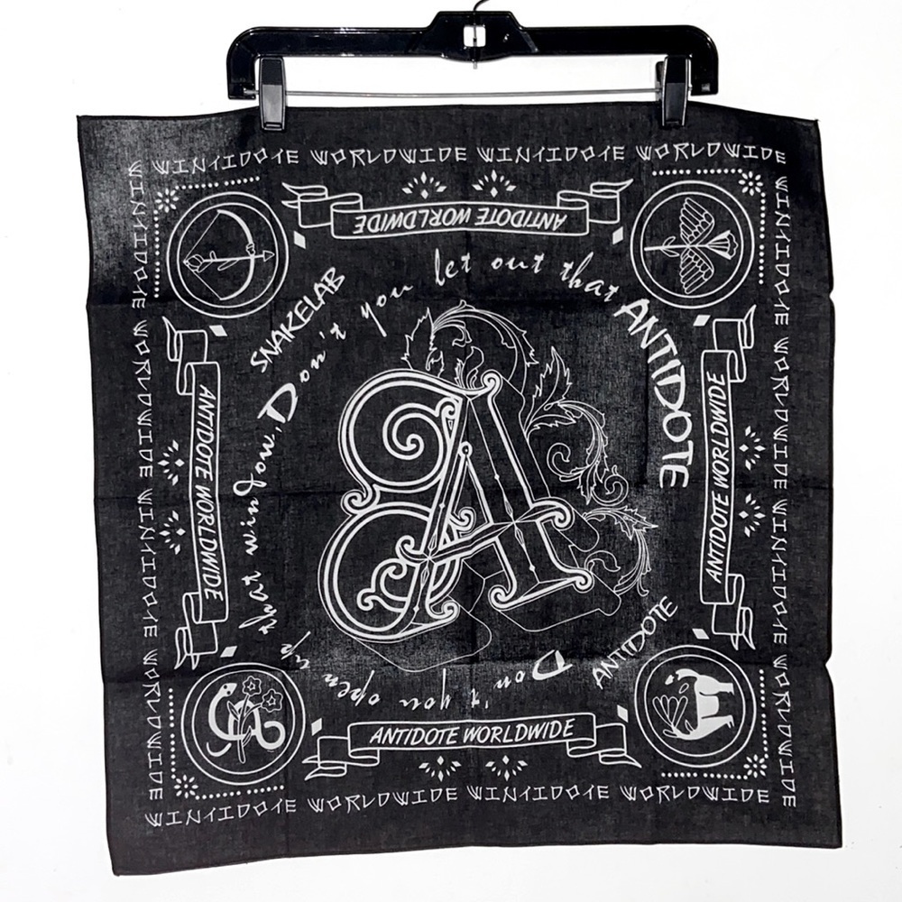 Antidote Worldwide Designer Streetwear Bandana / Scarf 🧣 NWT UNI​​​​​